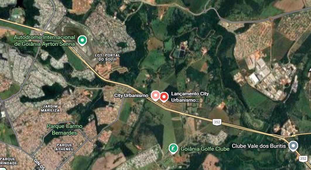 Vista Aérea da Região